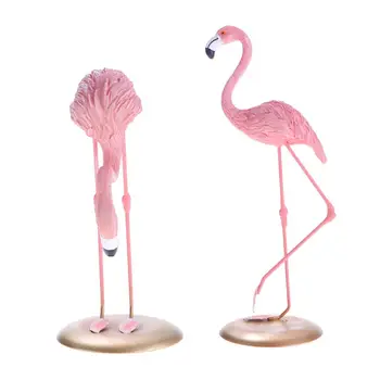 2vnt Pav Dervos Pink Flamingo Skulptūra/Statula/Statulėlės Nustatyti Mylėtojas/Vestuves/Gimtadienis