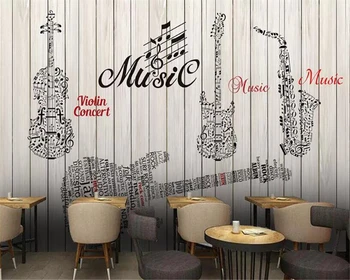 beibehang Tapetai namų dekoro užsakymą sienos tapetai, gitara, muzika, foto tapetai, fone, sienos tapetai, 3d ant sienos