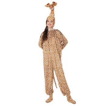 Pilnas Komplektas Mielas Žirafa Kostiumas Suaugusių Moterų Helovinas Gyvūnų Cosplay Etapo Rezultatus Kostiumas