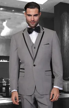 Prabangus, Elegantiškas Vyrų Kostiumai, Vestuvių Formalių Kartų Suknelės Juoda Slim Įrengtas Vyrų Švarkas Rinkiniai 3 Gabalus Stiliaus Verslo Drabužiai