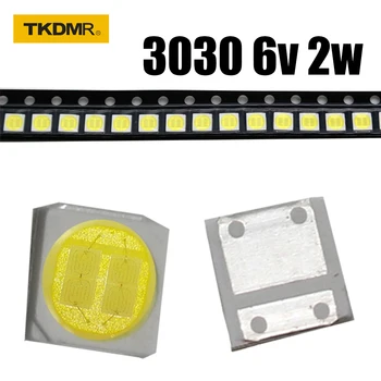 TKDMR 1000/500pcs LED Backlight Didelės Galios 2W 3030 6 V Srovė 200-250MA Spalvos Temperatūra 15000-20000kl Balta TV Taikymas