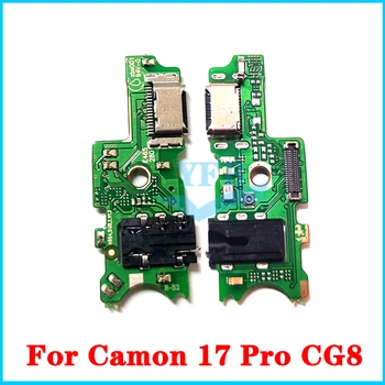10vnt Už Tecno Camon 17 Pro CG6 CG8 USB Įkrovimo Dokas Port Jungtis, Flex Kabelis Valdyba