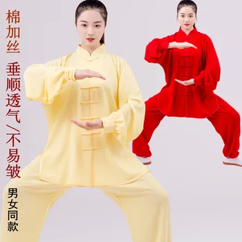 Naujas Tai Chi kostiumas qigong Rytą naudotis Wing Chun kovos menų praktika, drabužiai, vyriški kung fu marškinėliai