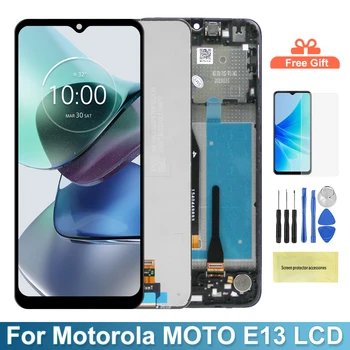 Moto E13 Ekranu su Rėmu, skirta Motorola Moto E13 Lcd Ekranas Skaitmeninis Jutiklinis Ekranas Pakeisti Motorola Moto E13