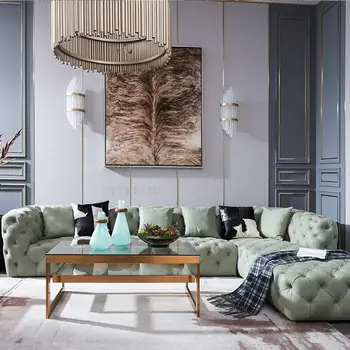 Italijos Visiems Odos Modernūs, Prabangūs Klasikiniai Sofa-lova, 3.6 m Kampe Didelis sponge sofa Kambarį Namo Baldų komplektas