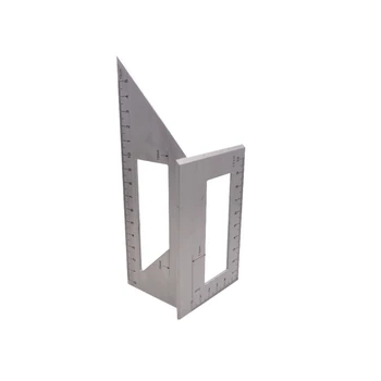Aliuminio Lydinys Mediniai Aikštėje Daugiafunkcį Valdovas 45 90 Laipsnių Matuoklis Medienos Apdirbimo
