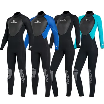 Premium 3MM Neopreno Wetsuit Vyrų vientisas Kostiumai Išlaikyti Šiltas, Surf, Nardymo Kostiumas Žvejybos povandeninės medžioklės Kitesurf Moterų WetSuit
