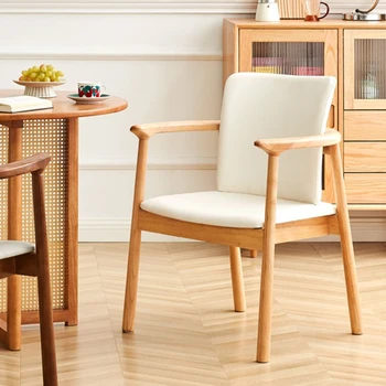 Ergonomiškas Replika Vakarienė Valgomojo Kėdės Akcentas Rankos Virtuvės Dinette Moderni Valgomojo Kėdės Dizaineris Medienos Sedie Da Pranzo Baldai