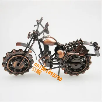 21*8*14CM Metalo rankdarbių apdaila, aksesuarų, Namų Dekoravimo geležies motociklo modelis didelio dydžio
