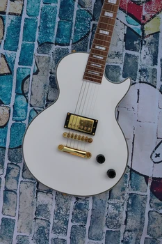 Speciali kaina klasikinis baltos spalvos pikapas, aukštos kokybės gitara, lukšto inkrustacijos fingerboard, pritaikoma