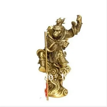 SHUN Kinų mitologiją Kelionė į Vakarus > Beždžionių karalius bronzinė statula