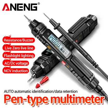 ANENG A3005 Skaitmeninis Multimetras Pen Tipo 4000 Skaičiuoja Profesinės Matuoklis Ne-Susisiekite su Auto AC/DC Įtampos Ohm Diodų Testeriai Įrankis