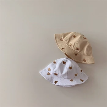 4390A Kūdikių Skrybėlę Padengti Galvos Siuvinėjimo Boy ' s Hat iki 2023 m. Pavasario Vasaros Baby Girl Žvejys Skrybėlę nuo Saulės Baseino Kepurės Kepurės