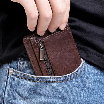 Retro nekilnojamojo pikapas maišelį multi-funkcija anti-theft braukite kortelės maišą mados paprasta sertifikatą maišelį RFID kortelę, rankovės monetų piniginės