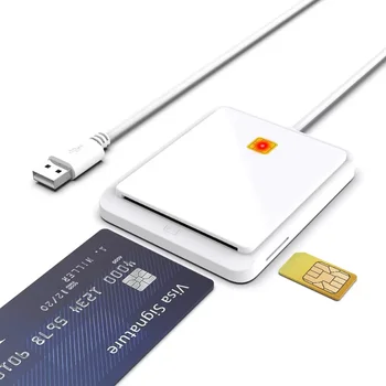 Karšto Pardavimo USB 2.0 Smart Card Reader Atminties ID Banko SIM CAC ID Kortelės Cloner Jungties Adapteris, skirtas 