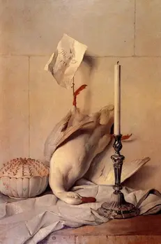 Aliejaus Tapybai Reprodukcijai,rankų darbo aliejaus tapybai,White_Duck Jean-Baptiste Oudry,Gyvūnų aliejaus tapybai,Muziejus quaity