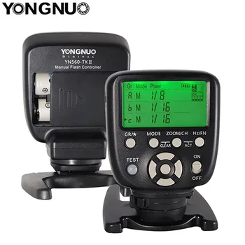 Yongnuo YN560-TX II Wireless Flash Trigger Valdytojas Canon Nikon Sony YN560III IV YN660 YN968 YN860Li Speedlite RF603 RF605