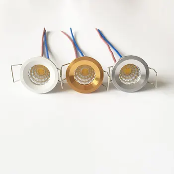 Pritemdomi 3W COB Mini LED Downlight AC200V-240V LED Prožektoriai, Įterptųjų Embedded Lubų Kabineto Lempos Papuošalai Ekranas
