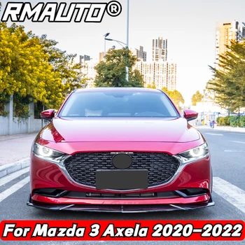 RMAUTO Automobilio Bamperio Difuzorius Lūpų Dėl Mazda 3 Axela 2020-2022 Bamperis Splitter Lūpų Spoileris Guard Apdaila Kūno Rinkinys, Automobilių Reikmenys