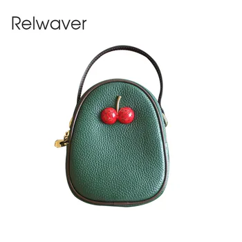 Relwaver moterų messenger maišeliai natūralios odos krepšiai moterų 2023 pavasario vasaros mažas moterų rankinės žalia trijų sluoksnių apvalkalas krepšys