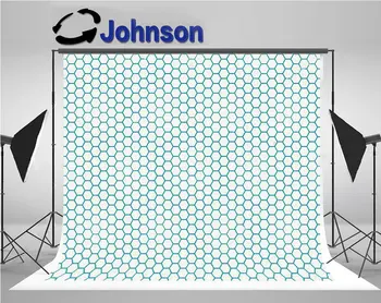 šešiakampis Abstrakčių Geometrinių Grafinis Mėlyna backdrops Aukštos kokybės Kompiuteris spausdinti sienos fotografijos studijoje fone