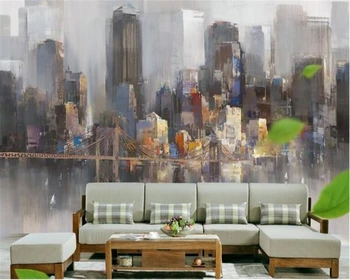 WELLYU Advanced dekoratyvinės šilko audinio tapetai anotacija aliejaus tapybai televizijos sofa fono sienos tapetai, sienų ir 3 d3D