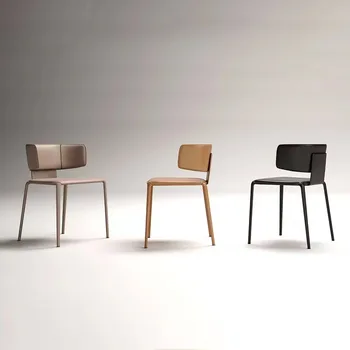 Virtuvės, valgomojo kėdės dizaineris Atsipalaiduoti erdvė užsklandos moderni valgomojo kėdės, ergonomiškas elegantiškas unikalus sillas comedor baldai HY