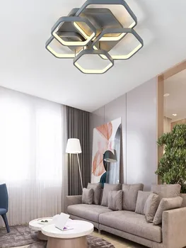 Modernus miegamojo kambarį, LED apšvietimas, namų puošybai kūrybos aliuminio banga lemputė su nuotolinio valdymo
