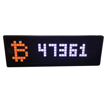 Bitcoin Tampilan Pasar Mata Uang Skaitmeninis Tampilan Harga Waktu Nyata vykdant kripto-mata Uang Dekorasi Darbalaukio WIFI Prisijungti BTC ETH DOGE