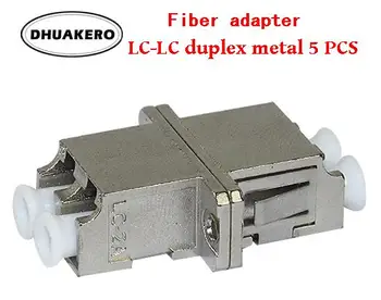 nemokamas pristatymas AB36A LC-LC 5vnt metalo dvipusis SM mode Fiber optic jungtis jungė jungties adapteris