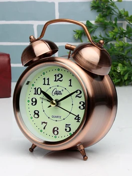 Retro Namų Stalo Laikrodžiai už Kambarį Naktiniai žadintuvai Išjungti Adata Naktį Šviesos Bell Laikas Laikrodžiai Virtuvės Kepimo Įrankiai