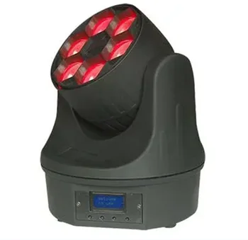 DJ Šviesos 6*12W RGBW 4in1 Mini Bičių Pluoštą Akių LED Judančios Galvos, Šviesos, Scenoje PLS-6X12W
