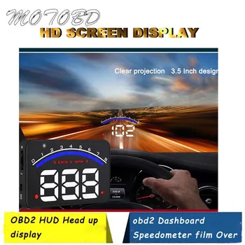 Naujas M6 HUD Head Up Display Automobilių stiliaus Hud Ekranas greičio viršijimo Įspėjimo prekinis, galinis Stiklo Projektorius Signalizacijos Sistemos Universalus Auto