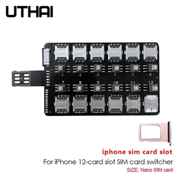 Kortelės Lizdas SIM kortelės Adapteris Kortelių Skaitytuvas (iPhone 5/6/7/8/X/XS) Mini MP Nano Sim Kortelę, Multi-Card Reader Didelės Talpos