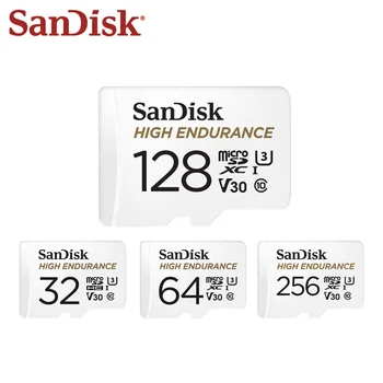 SanDisk Atminties Kortelė 256 GB Butas Flash Diskas 128GB U1 Atminties Kortelę Iki 100MB/s 64GB Class 10 Video Greičio U3 V30 Už 
