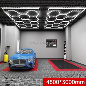 Aoying Korio Dizaino Šešiakampis, LED Žibintai, Automobilių Detalių Ing Produktų Šviesos Ruože Plovimo Stotis Garažo Lubų Apšvietimas