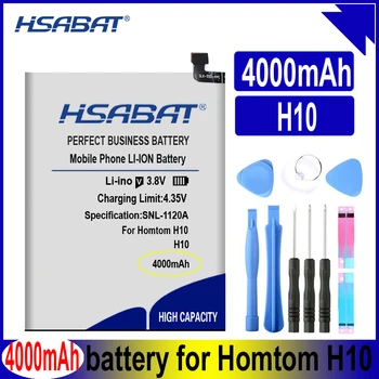 HSABAT H10 4000mAh Bateriją HOMTOM H10 Išmanųjį telefoną, Baterijos