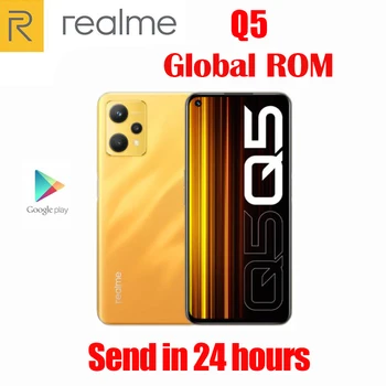 Originalus Oficialiai Realme Q5 5G Snapdragon695 6.6 colių 120Hz 5000Mah 60W Brūkšnys Nemokamai 50MP Kamera, Android 12 Pasaulio ROM