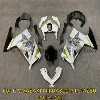 už Kawasaki Ninja 300 2013-2017 Motociklo ABS Plastiko Lauktuvės Rinkinys Motociklo Ninja 300 EX300 13 14 15 16 17 Kūno Lauktuvės