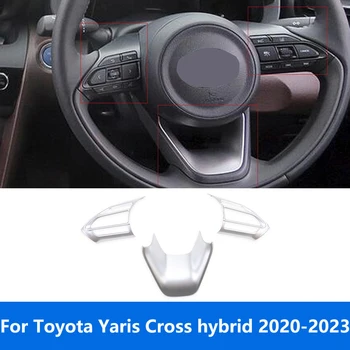 Vairas Blizgančiais Padengti Apdaila Toyota Yaris Cross hybrid 2020 2021 2022 2023 Matinis Bezel Lipdukas Reikmenys, Automobilių Stilius