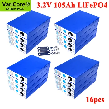 16pcs 3.2 V 105Ah LiFePO4 baterija Ličio geležies phospha 
