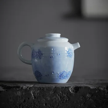 180ML Japonų Keramika, Rankų darbo Arbatinukas Kungfu Arbatos Rinkinys Su Kamuoliu Infuser Vieną Arbatinukas