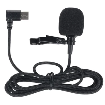 SJCAM Išorinio Mikrofono Tipas-C Uosto SJCAM C200 / SJ10X / SJ8 Pro / SJ8 Plius / SJ8 Oro / A10 / A20 / C300 Veiksmo Kameros