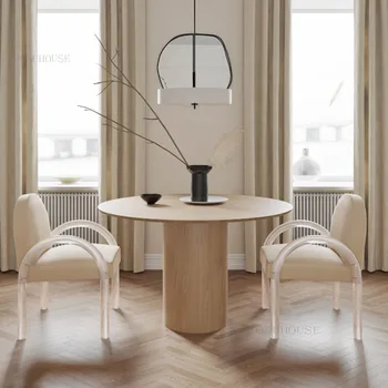 Skandinavijoje Akrilo Valgomojo Kėdės, Valgomojo Baldai Šiaurės Dizaineris Šviesos Prabanga Kavos Parduotuvė Namų Porankiu Valgomojo Kėdės