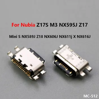 2vnt Skirti Nubija Z17S M3 NX595J Z17 Mini S NX589J Z18 NX606J NX611j X NX616J Micro USB Įkroviklio Įkrovimo Dokas Uosto Plug Jungtis