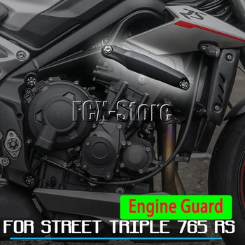 Naujas Blac Už Street Triple 675 675Rk Motociklo 765 RS R S 765RS 765R 765S Variklio apsauga Rėmo Slankiklį Crash Bar Kritimo Saugiklis