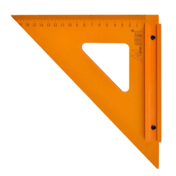 Trikampis, Liniuotė su Dugno Valdybos Dailidė Kvadratą Aliuminio Lydinio Daugiafunkcinis Medienos apdirbimo Įrankiai, Kompaktiškas Dydis