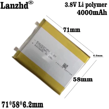 1-10VNT Nauji 4.35 V 4000mAh Li-polymer Battery GPS, MP3 Bluetooth 