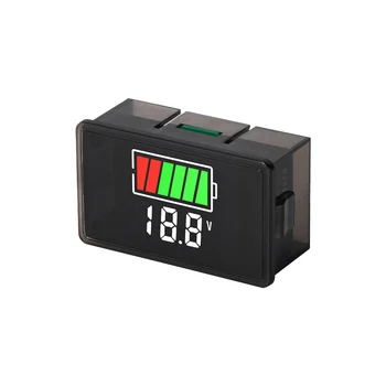 Baterijos Įkrovimo Lygio Indikatorius Ličio Baterijos Talpa Matuoklis Testo Ekranas LED Testeris Voltmeter, Įprasto Tipo DC 8-100V