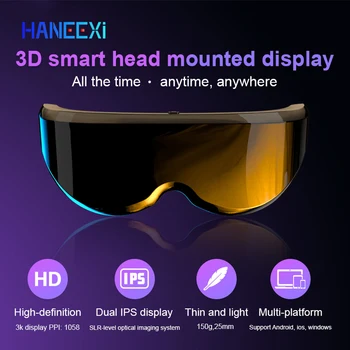 prabanga 3D VR HDMI apdangalai, virtualios realybės kino teatras smart skaitmeniniai akiniai, high-definition milžiniškas ekranas, smart vaizdo akiniai